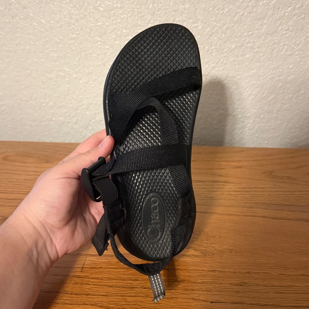 Kids Black Chaco Sandals - Picture 7 of 10